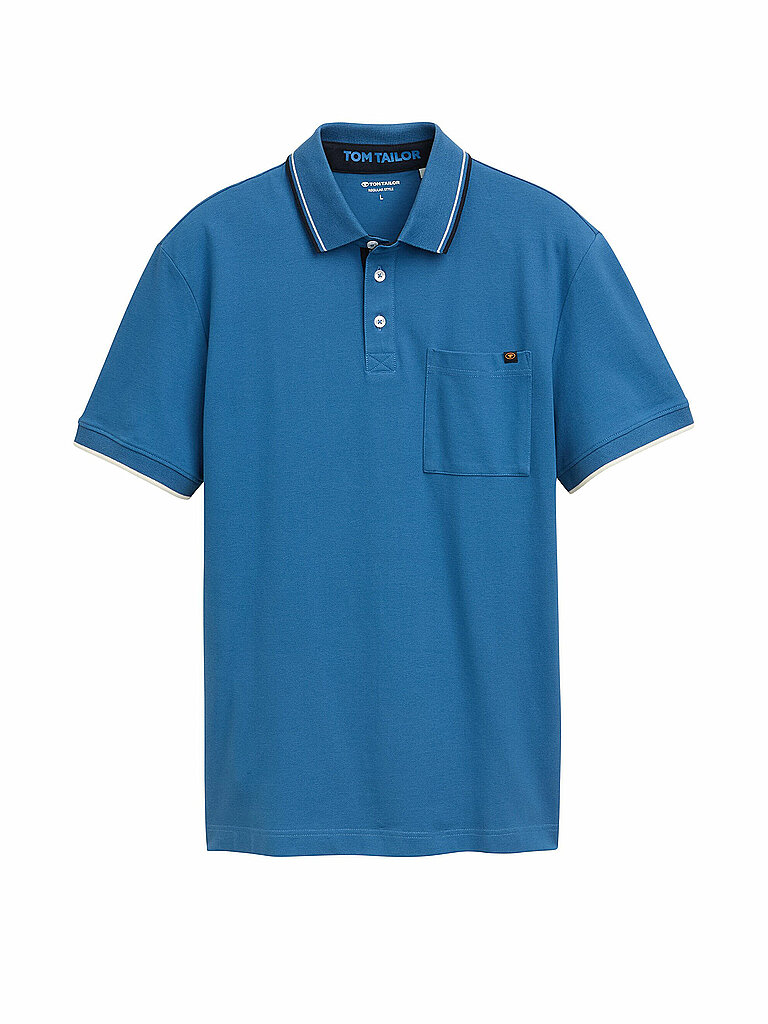 TOM TAILOR Poloshirt blau   S herren